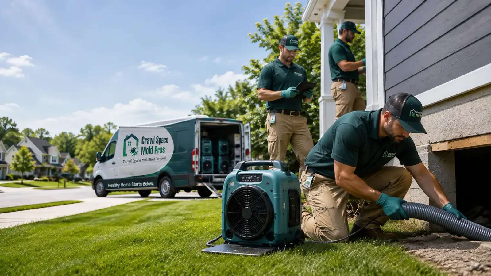 Crawl Space Mold Removal in Crown Point, IN